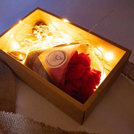 Baderosen · Seifenrosen · Romantisches Geschenk zu Muttertag · Hochzeitstag · Hochzeit · Verlobung - Cleanfaser