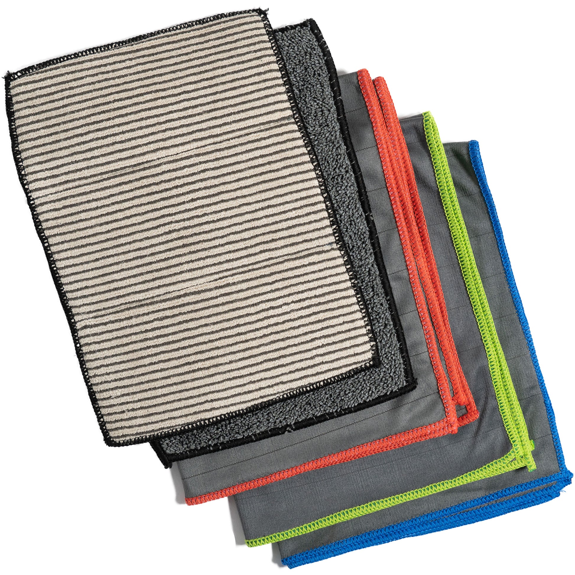 Autoputzen mit 5er Turbo Premium Carbon Mikrofaser Set, ohne Schlieren - ohne Streifen - Cleanfaser