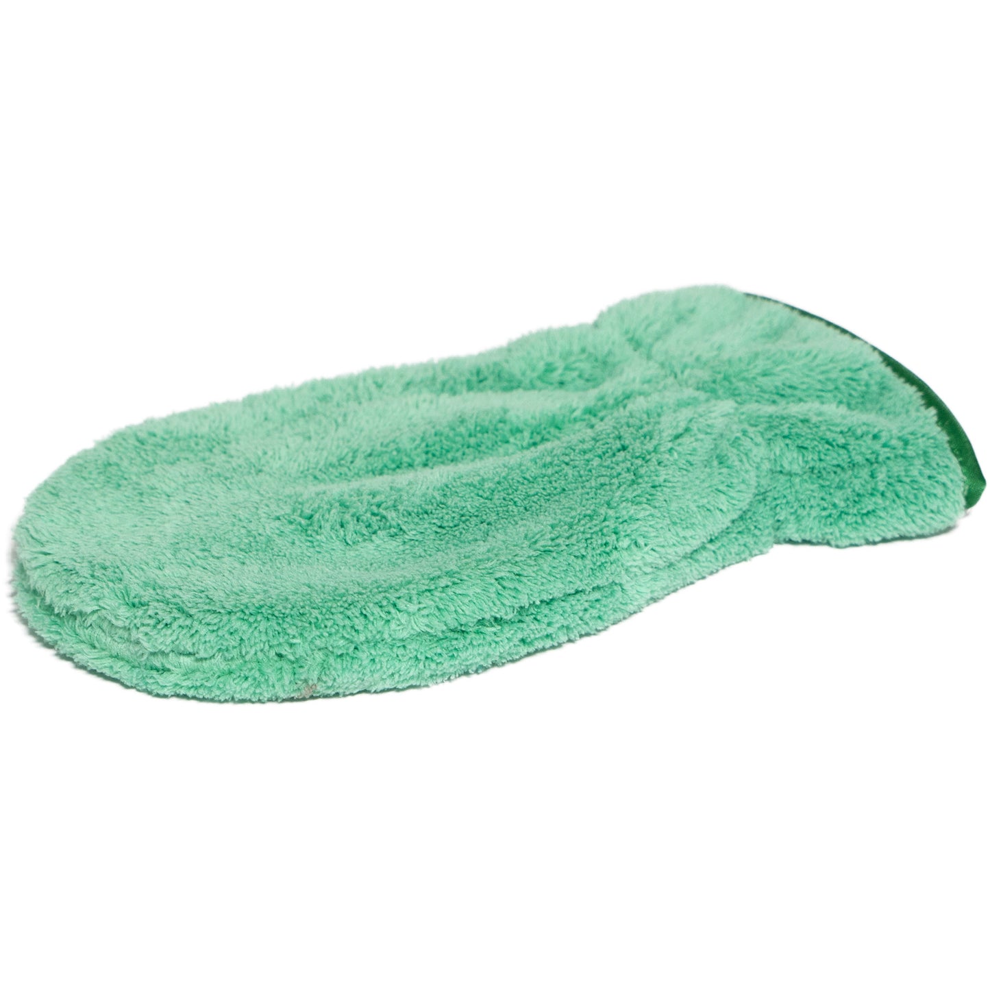 Flauschi Mikrofaser Reinigungshandschuh, Staubmagnet für Haus, grün - Cleanfaser