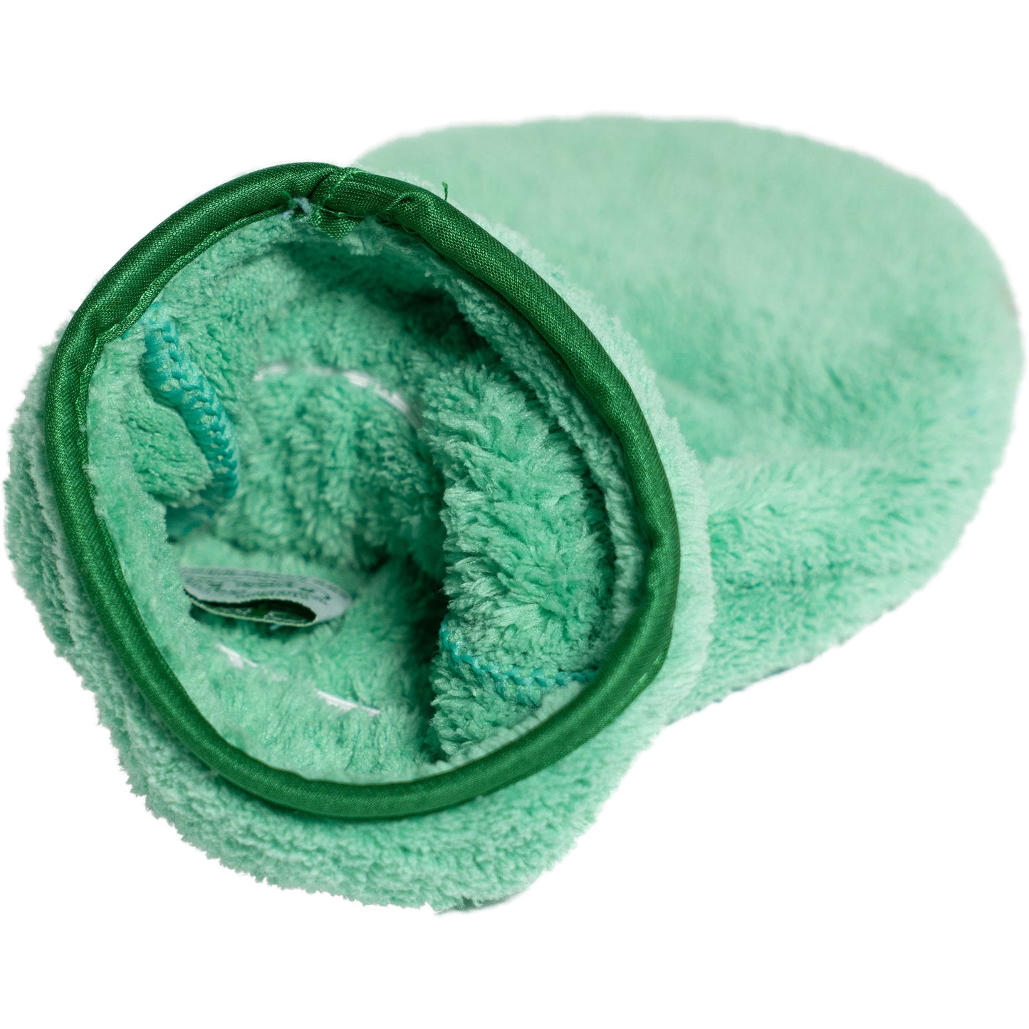 Flauschi Mikrofaser Reinigungshandschuh, Staubmagnet für Haus, grün - Cleanfaser