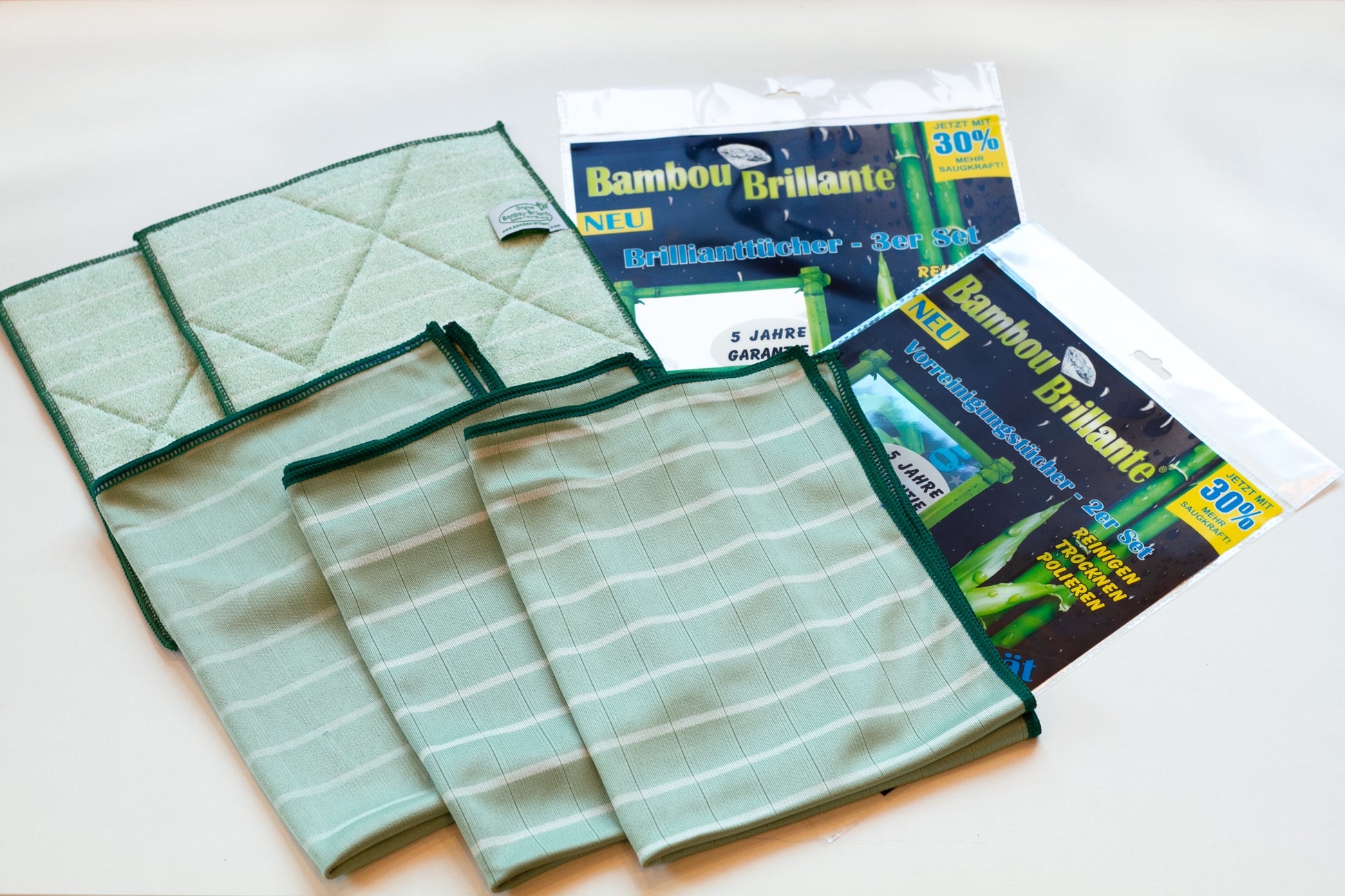 Bambou Brillante Vorteils-Set 2 - Cleanfaser