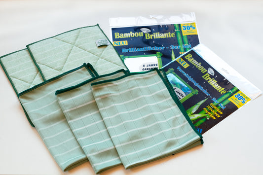 Bambou Brillante Vorteils-Set 2 - Cleanfaser