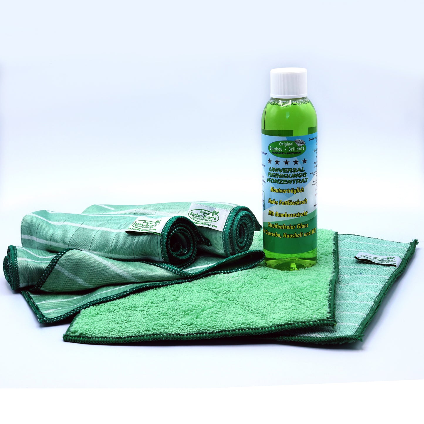 Bambou Brillante Vorteils-Set für Hochglanzküche - Cleanfaser