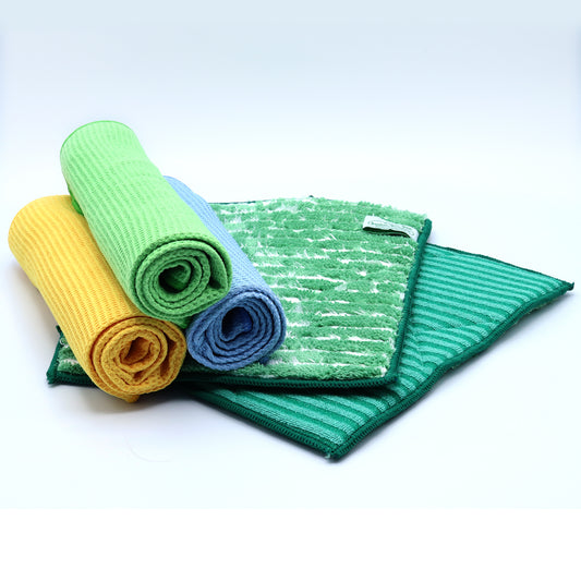 Cleanfaser Glas- und Fensterset für Fensterrahmen und Glas, streifenfrei - Cleanfaser